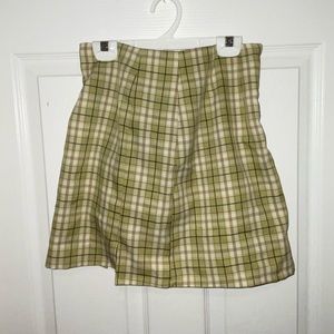 Plaid mini shirt off shein for $15